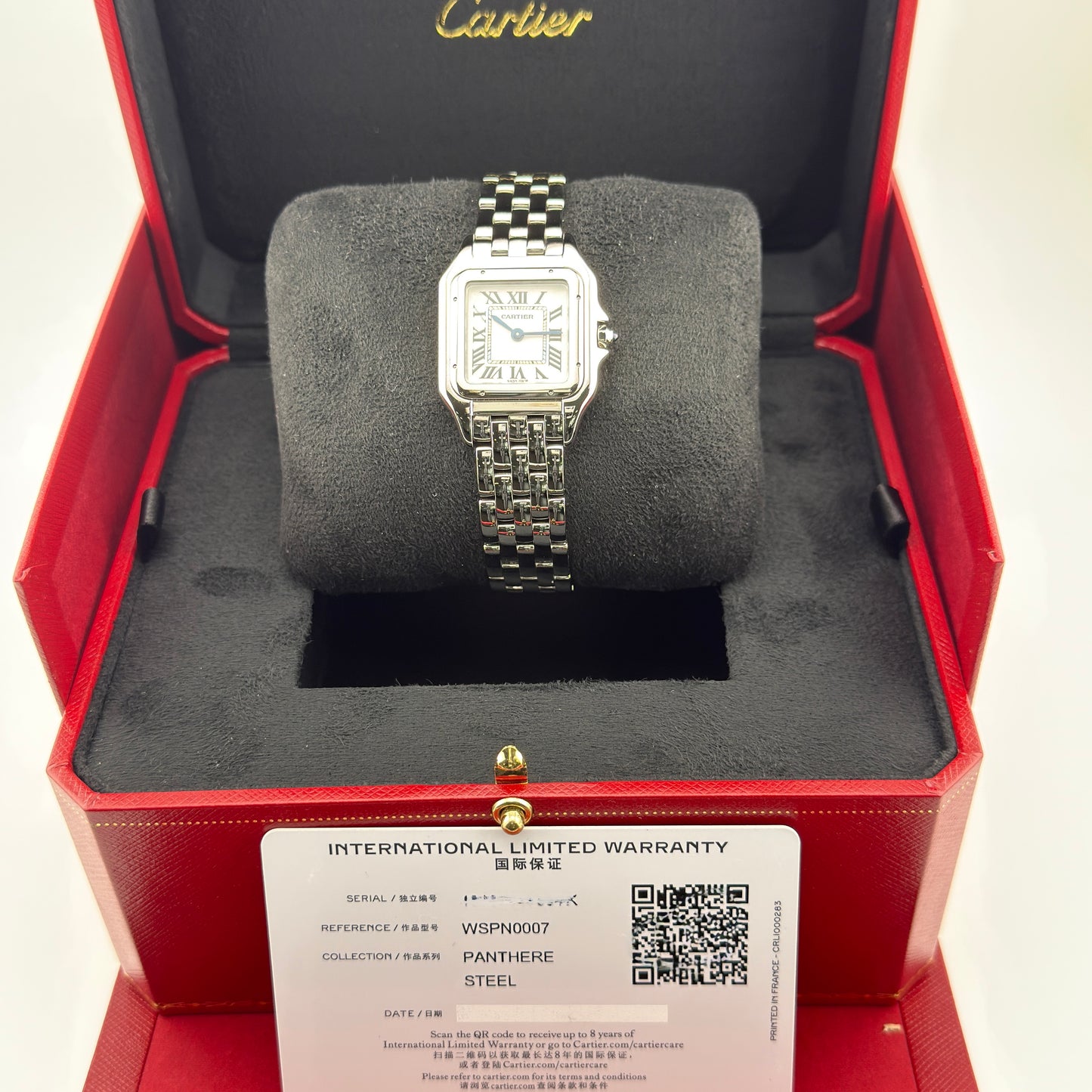 Cartier Panthere / WSPN0007 / weiß / Stahl / Full Set