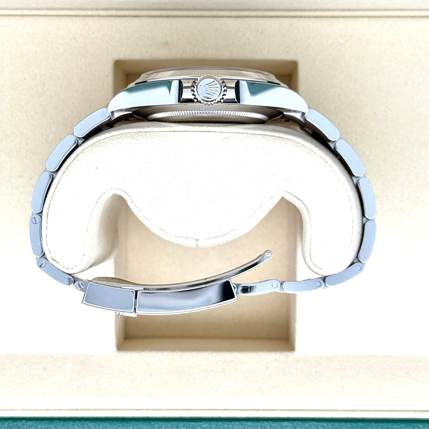Rolex Air King / 126900 / schwarz / Oyster / Full Set