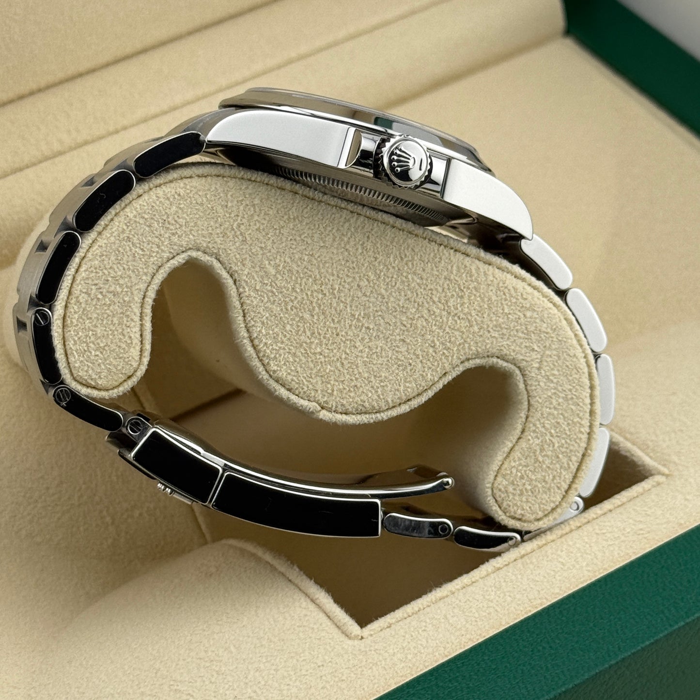 Rolex Air King / 126900 / schwarz / Oyster / Full Set / 2022