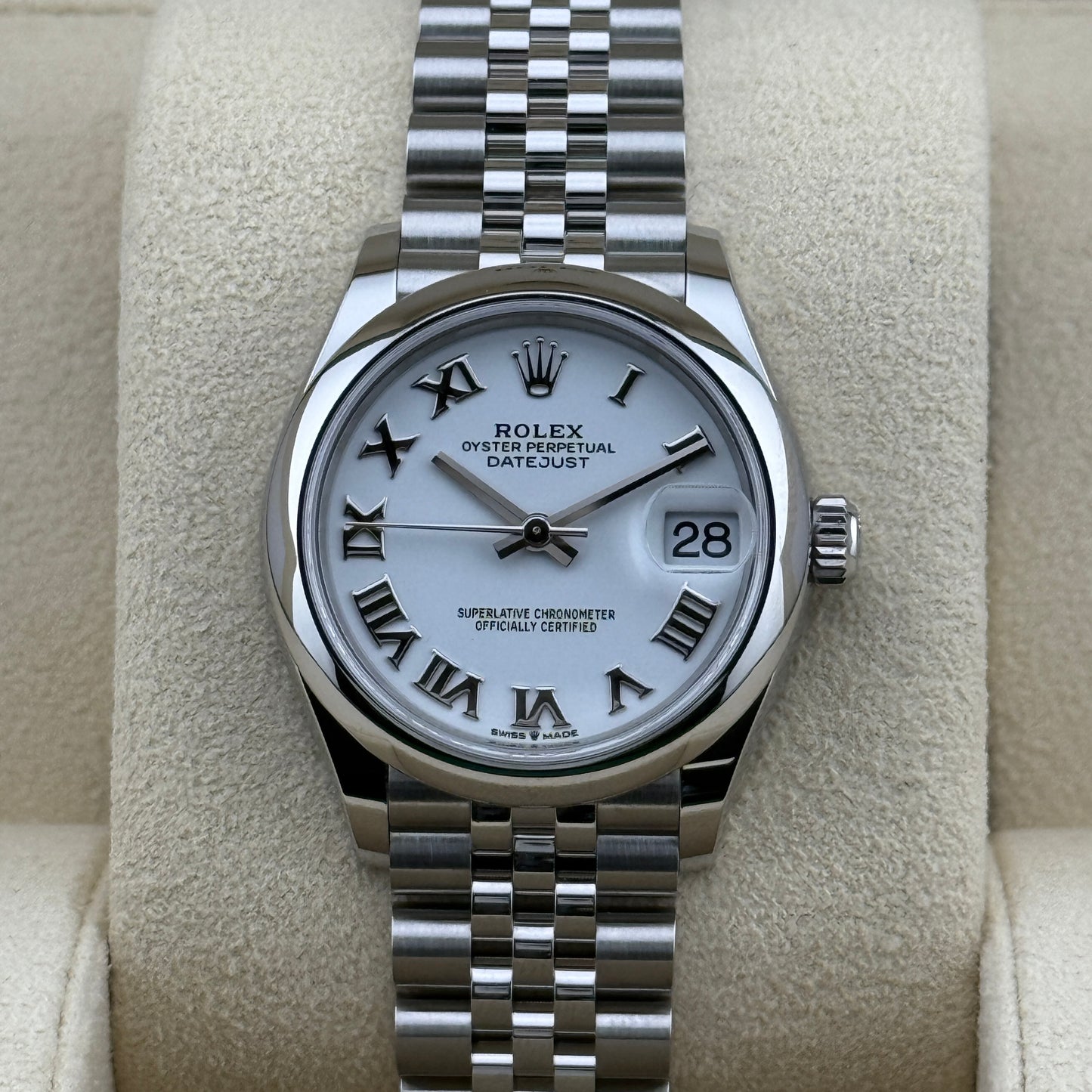 Rolex Datejust 31 / 278240 / weiß / Jubilee / Full Set / 2023