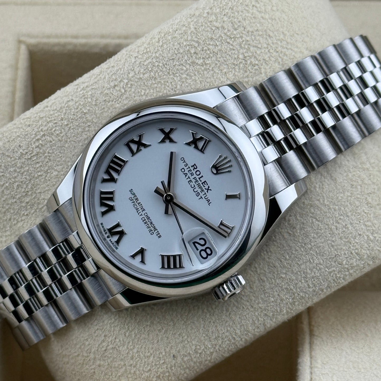 Rolex Datejust 31 / 278240 / weiß / Jubilee / Full Set / 2023