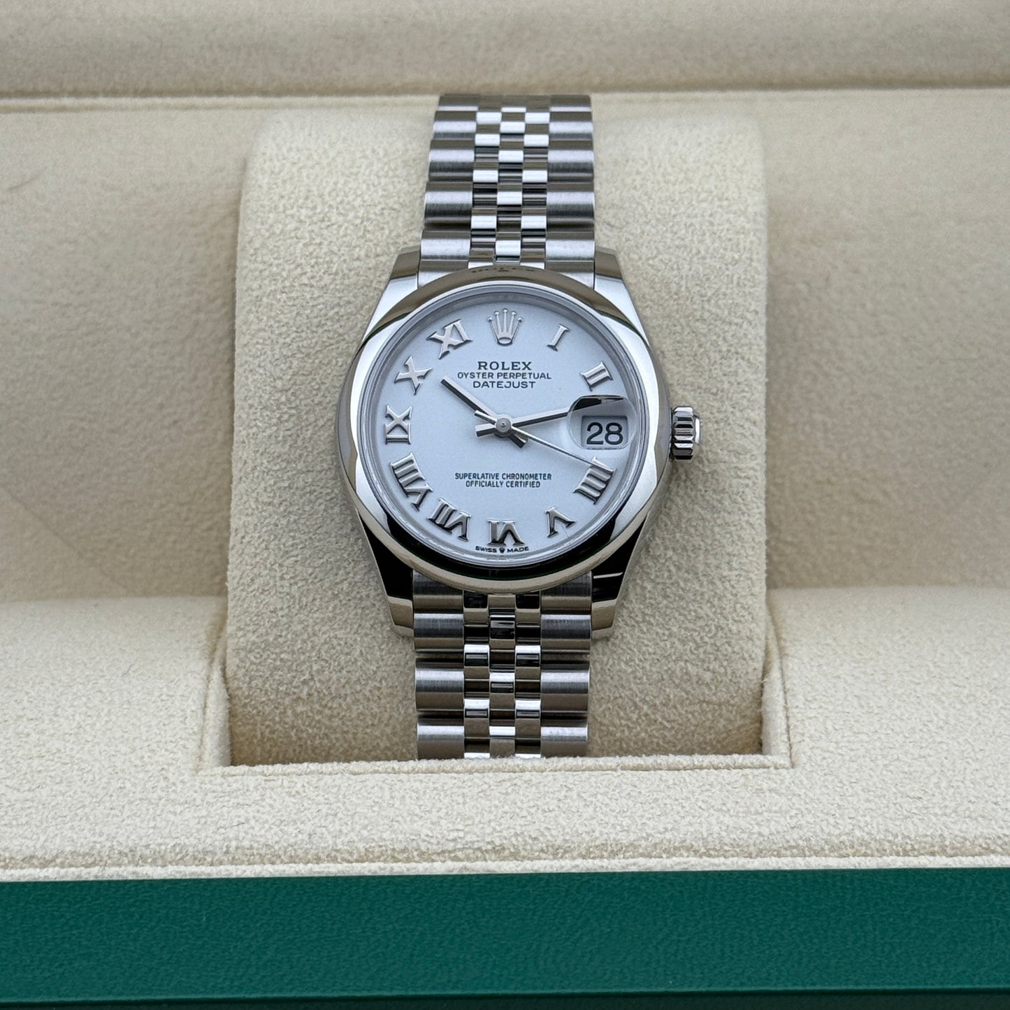 Rolex Datejust 31 / 278240 / weiß / Jubilee / Full Set / 2023