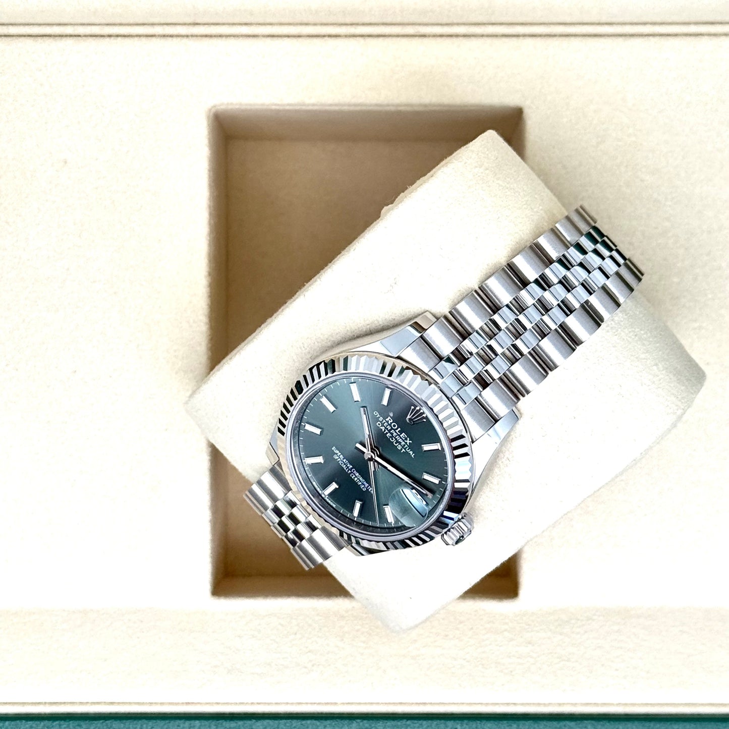 Rolex Datejust 31 / 278274 / mintgrün / Jubilee / Full Set / 2025