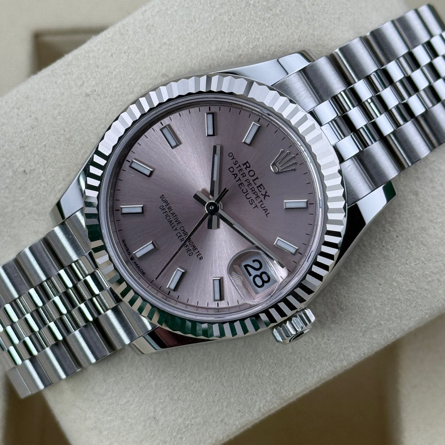Rolex Datejust 31 / 278274 / rosa / Jubilee / Full Set / 2025