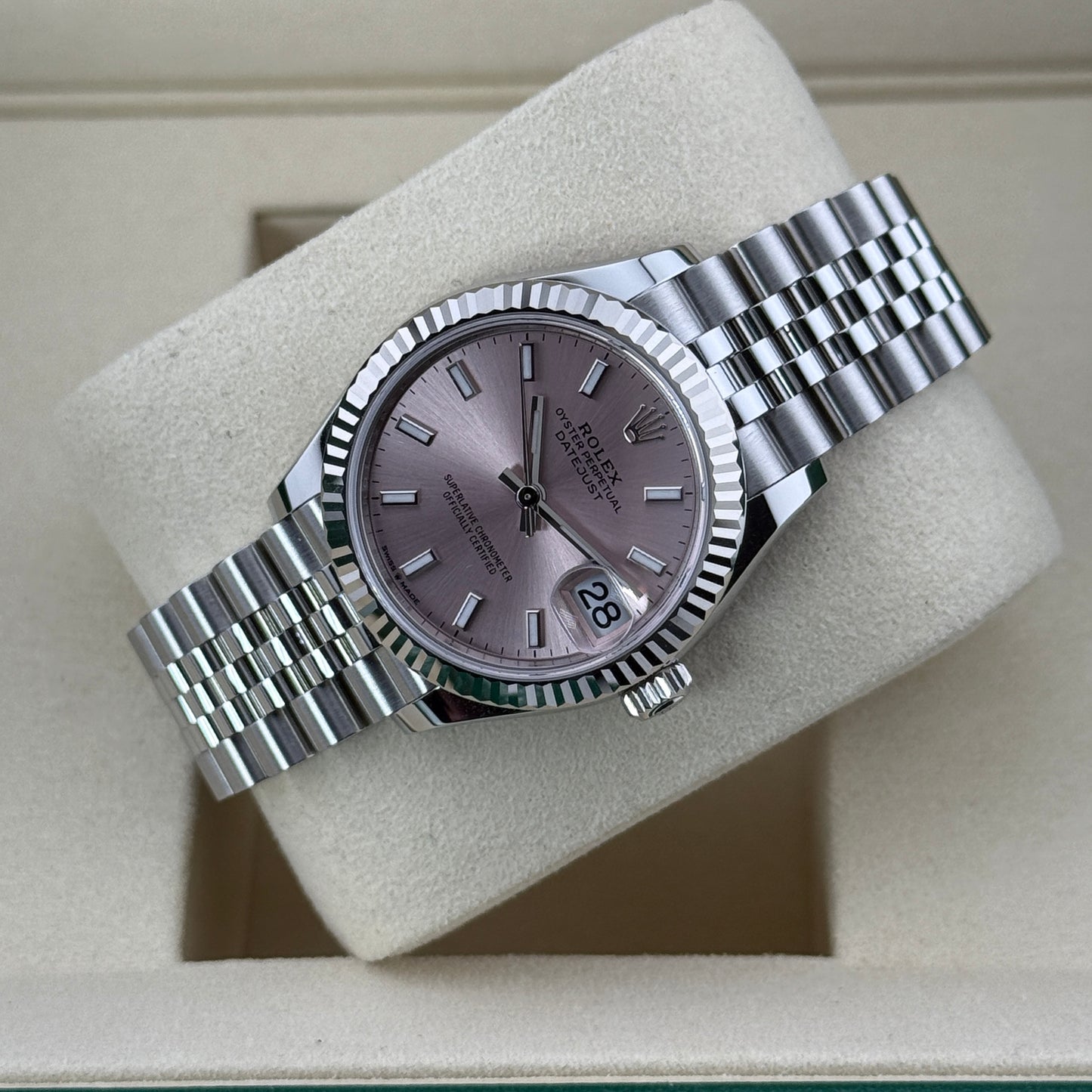 Rolex Datejust 31 / 278274 / rosa / Jubilee / Full Set / 2025