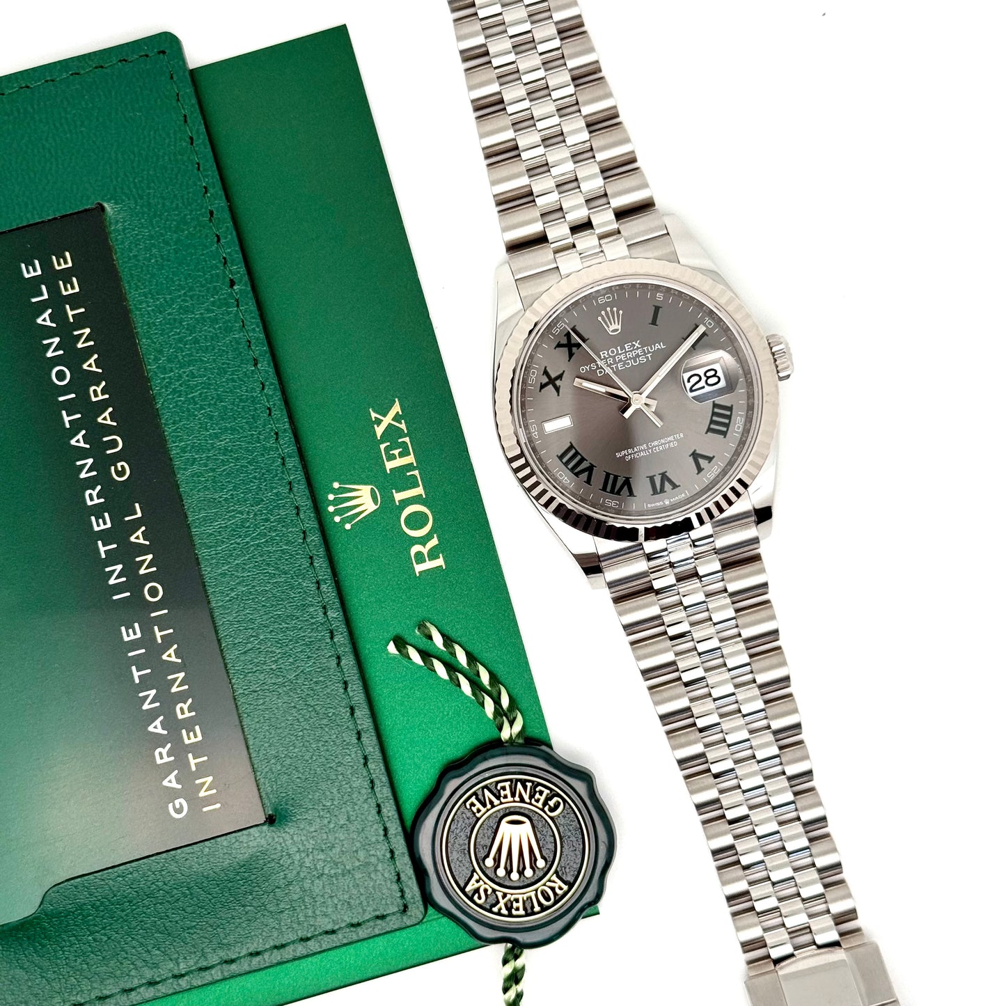 Rolex Datejust 36 / 126234 / Wimbledon / Jubilee / Full Set / 2025