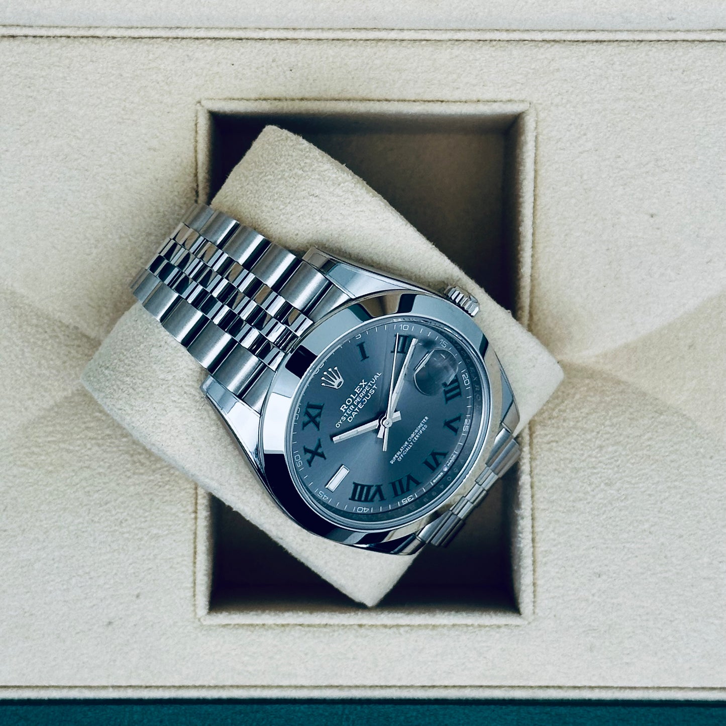 Rolex Datejust 41 / 126300 / Wimbledon / Jubilee / Full Set