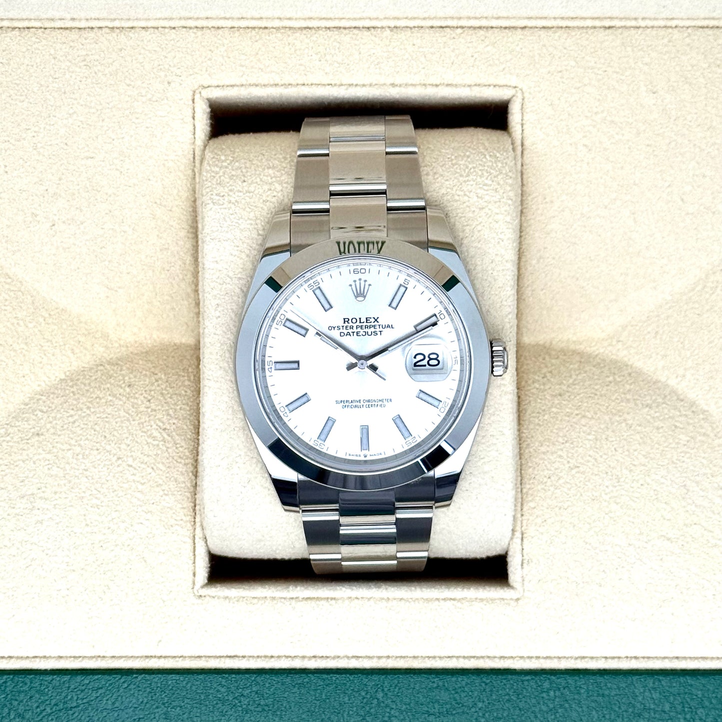Rolex Datejust 41 / 126300 / Silber / Oyster / Full Set