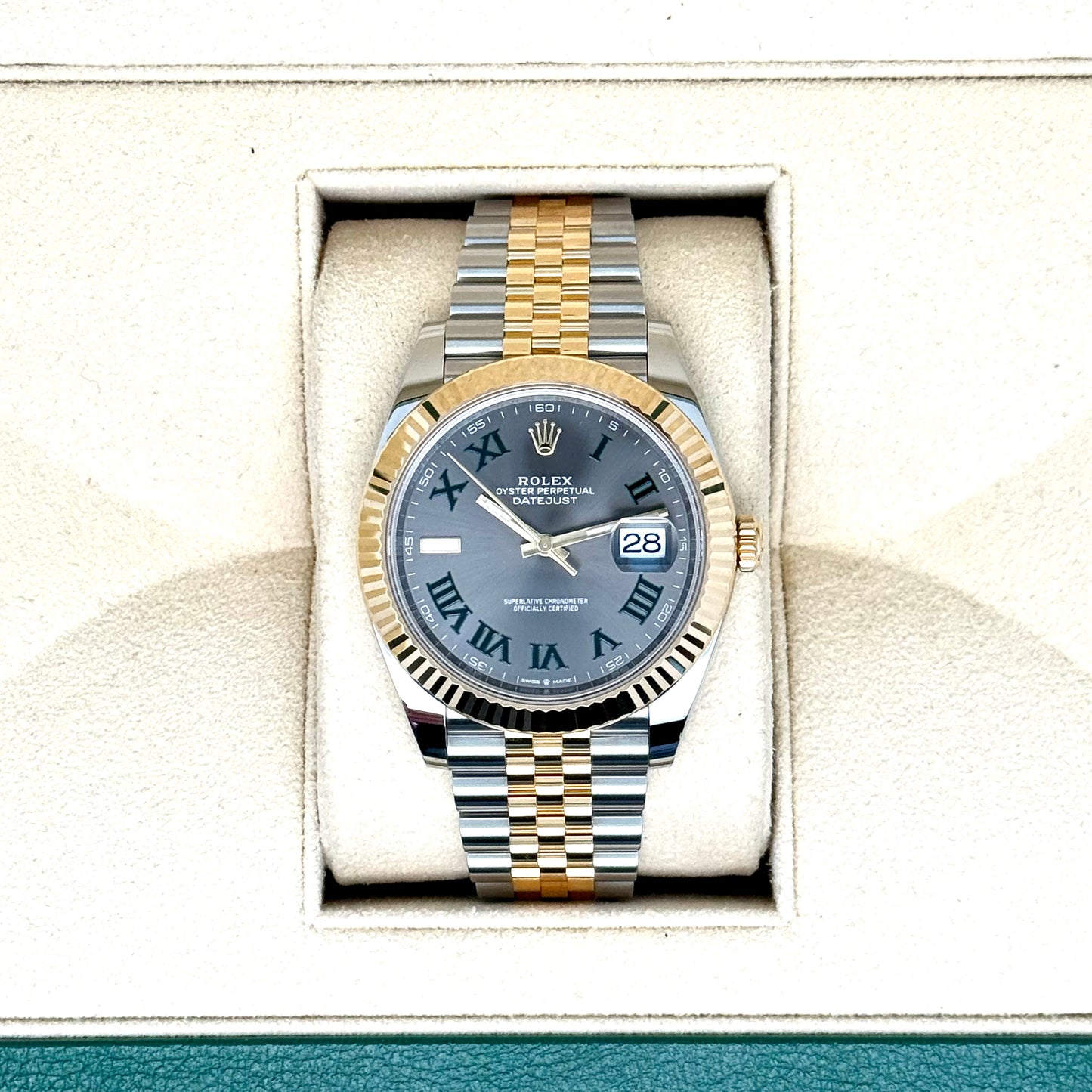 Rolex Datejust 41 / 126333 / Wimbledon / Jubilee / Full Set