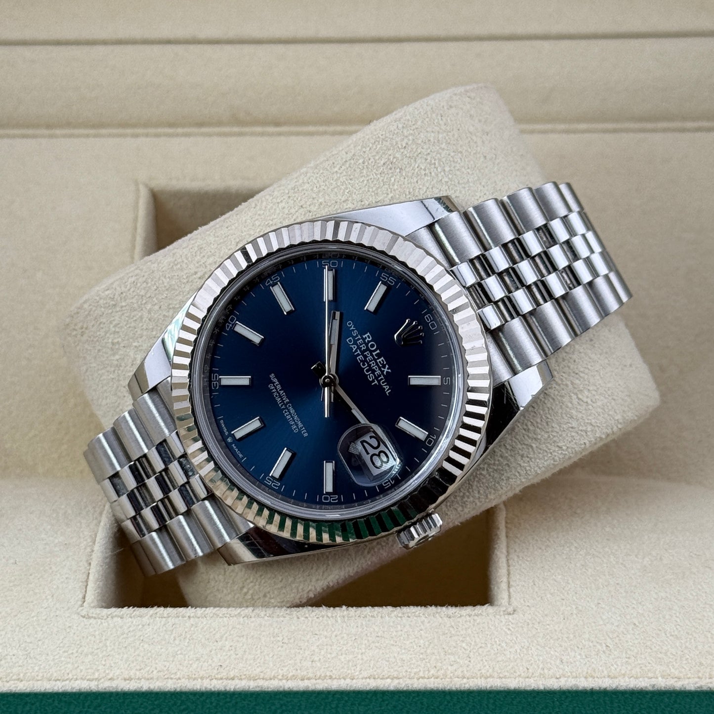 Rolex Datejust 41 / 126334 / blau / Jubilee / Full Set / 2021