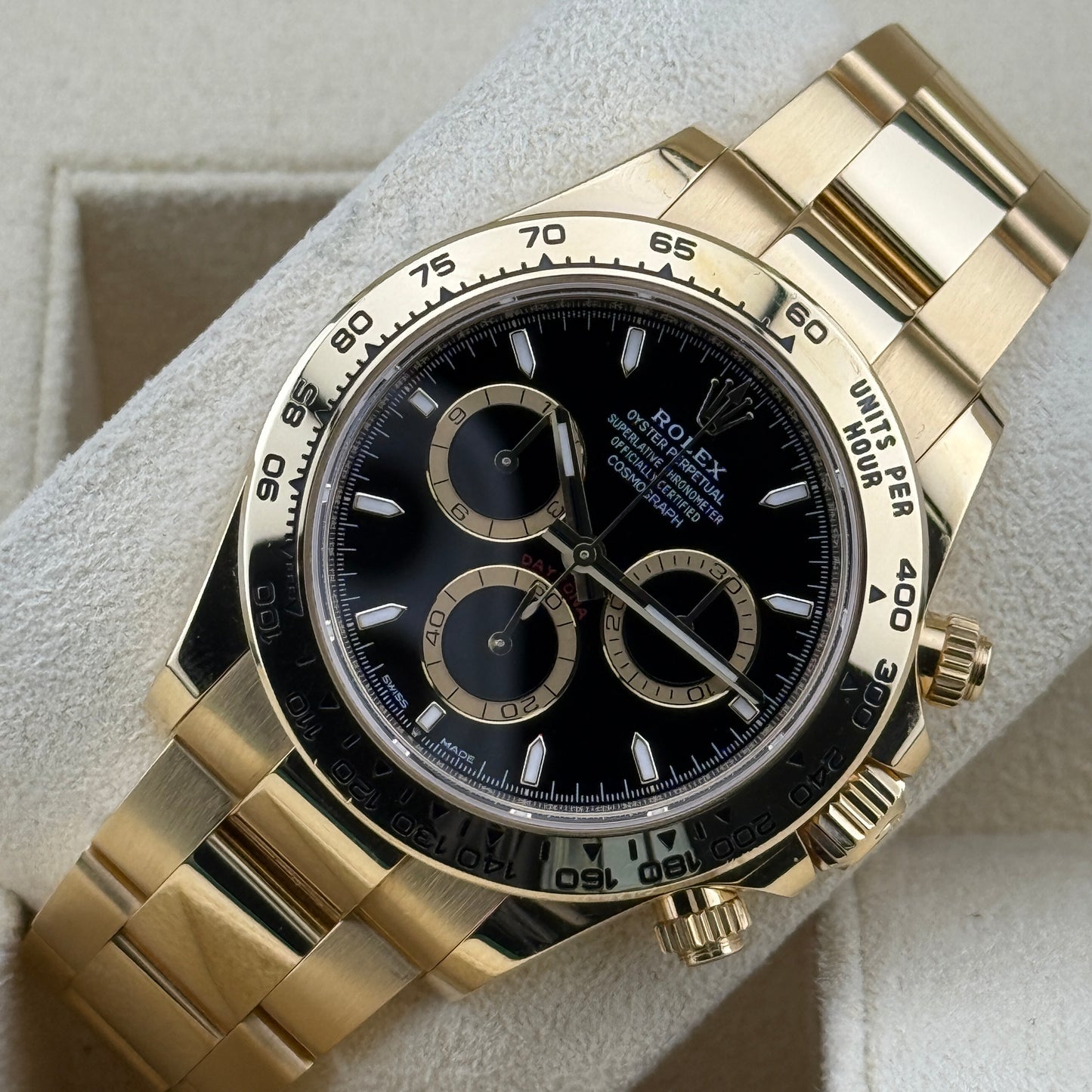 Rolex Daytona / 126508 / schwarz / Oyster / Full Set / 2024