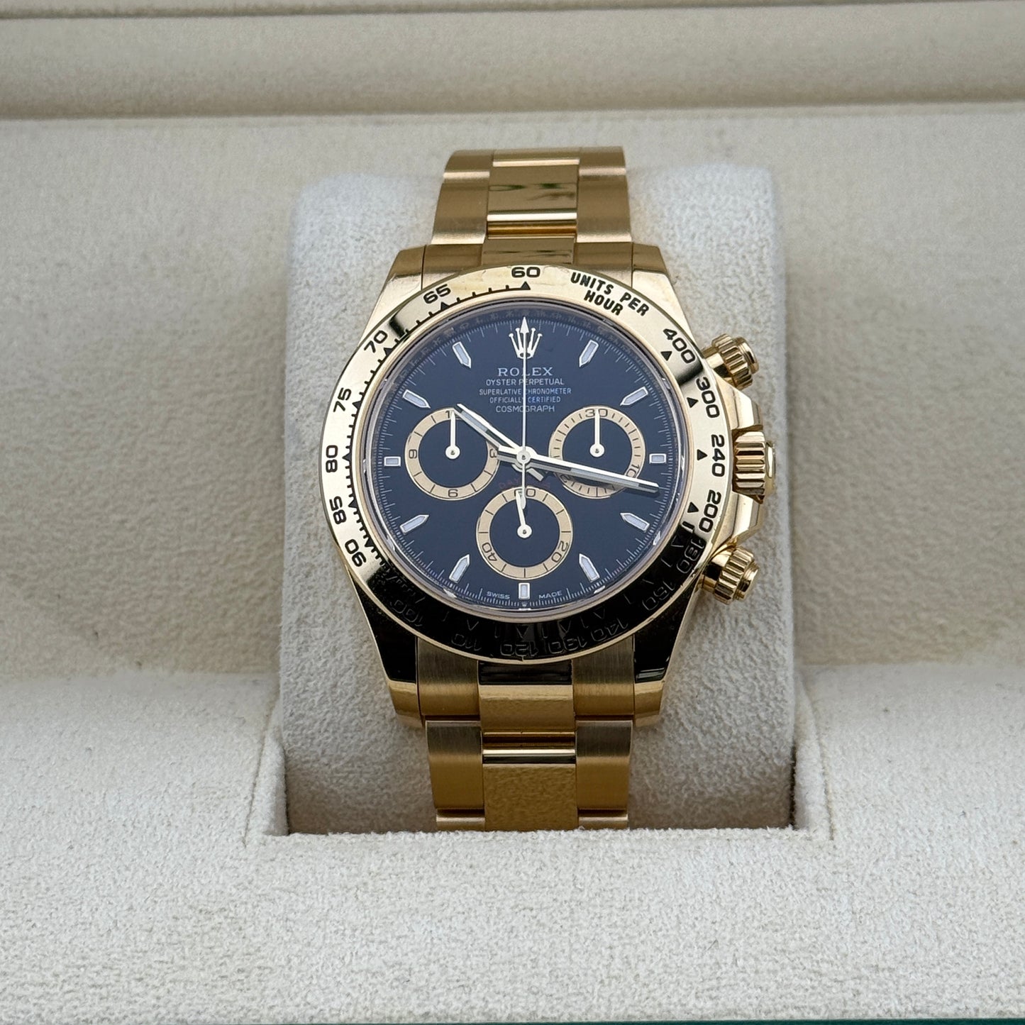 Rolex Daytona / 126508 / schwarz / Oyster / Full Set / 2024