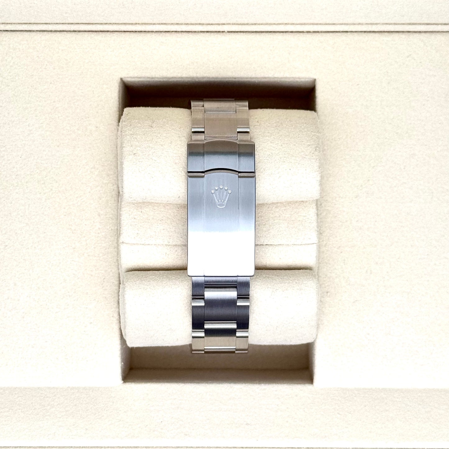 Rolex Oyster Perpetual 34 / 124200 / rosa / Oyster / Full Set