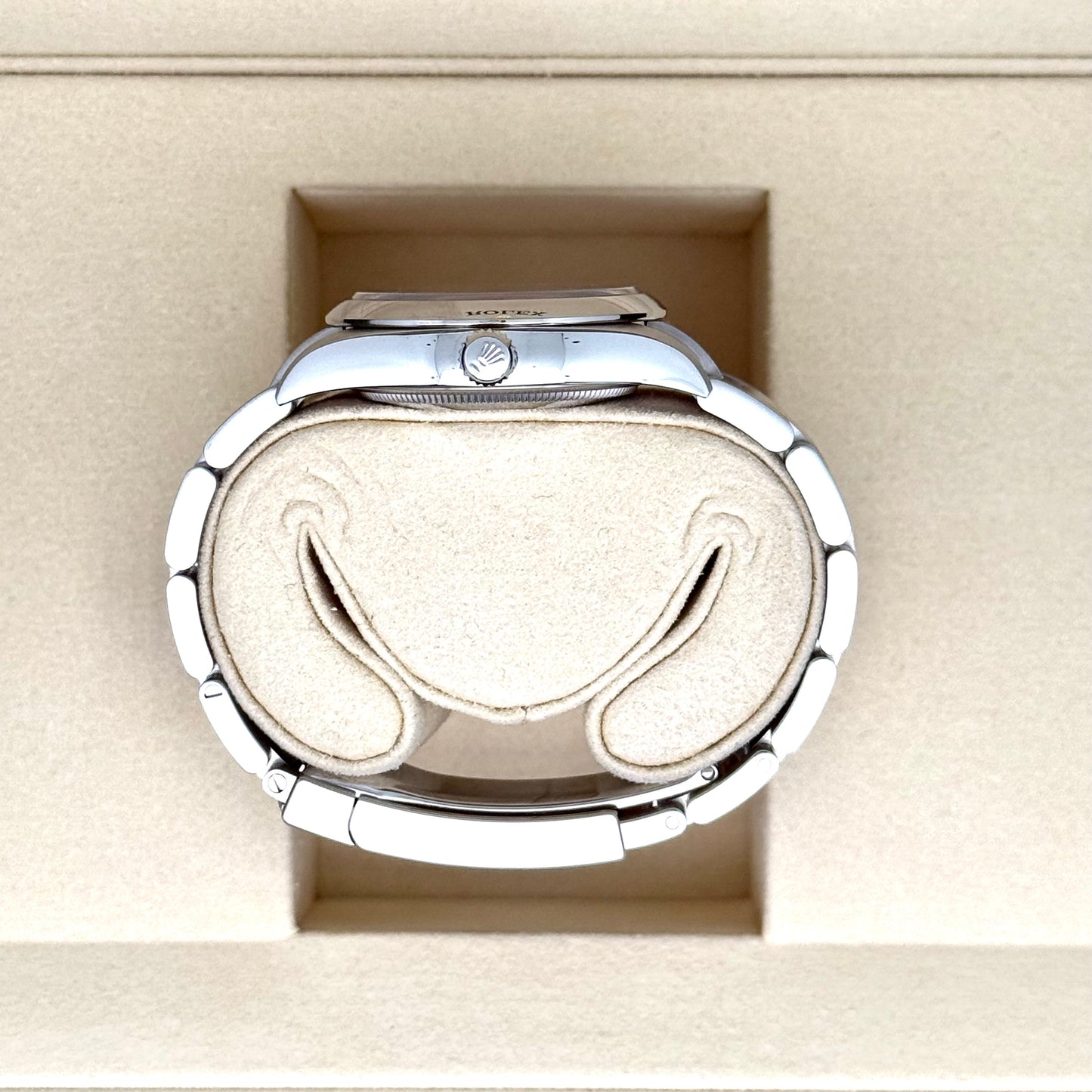 Rolex Oyster Perpetual 34 / 124200 / rosa / Oyster / Full Set