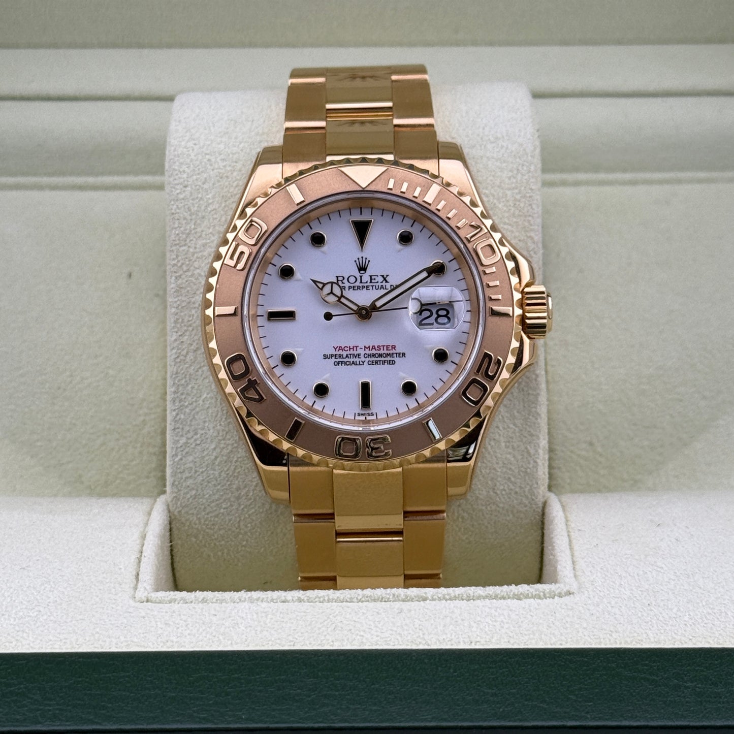 Rolex Yacht-Master 40 / 16628 / weiß / Oyster / Full Set / 1997