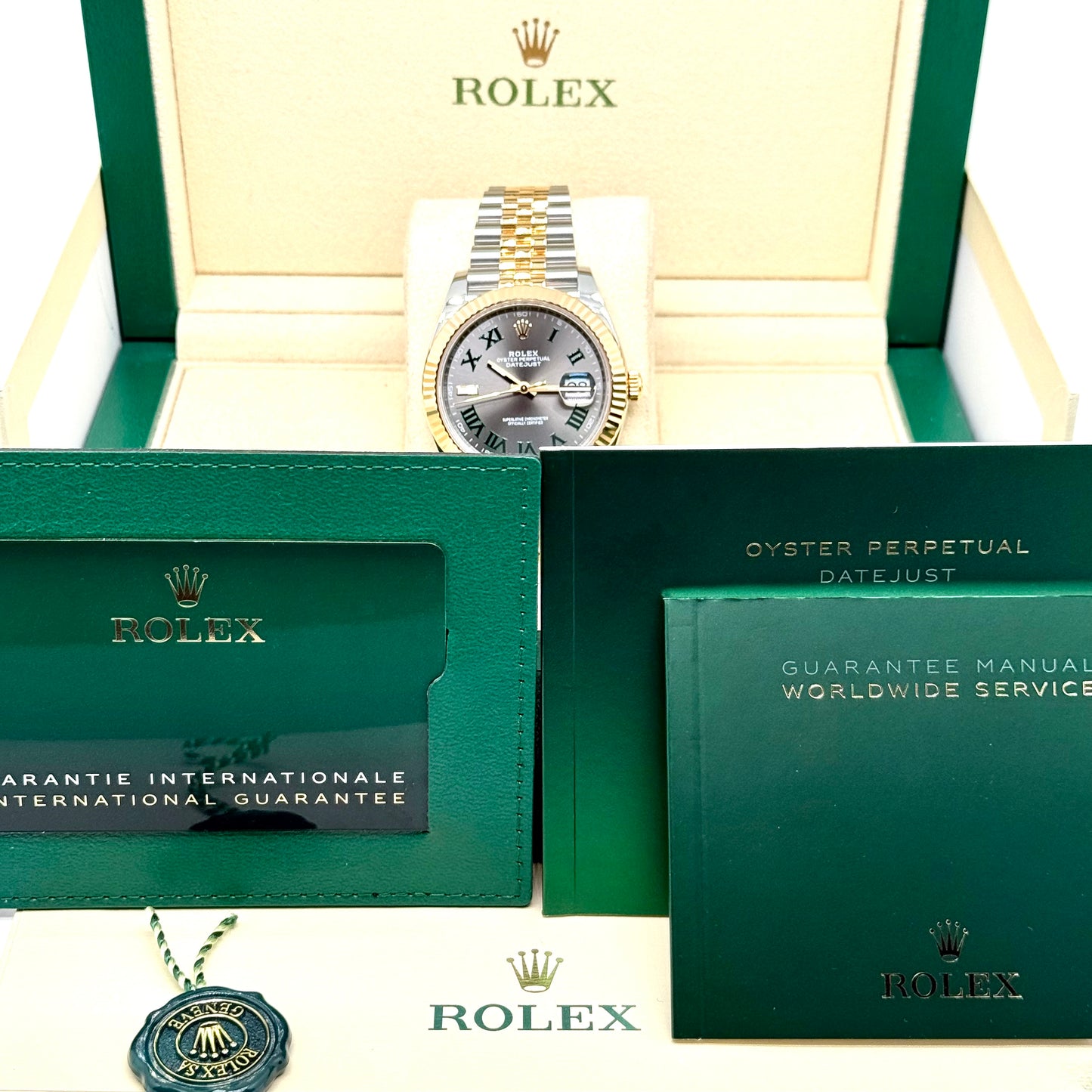 Rolex Datejust 41 / 126333 / Wimbledon / Jubilee / Full Set