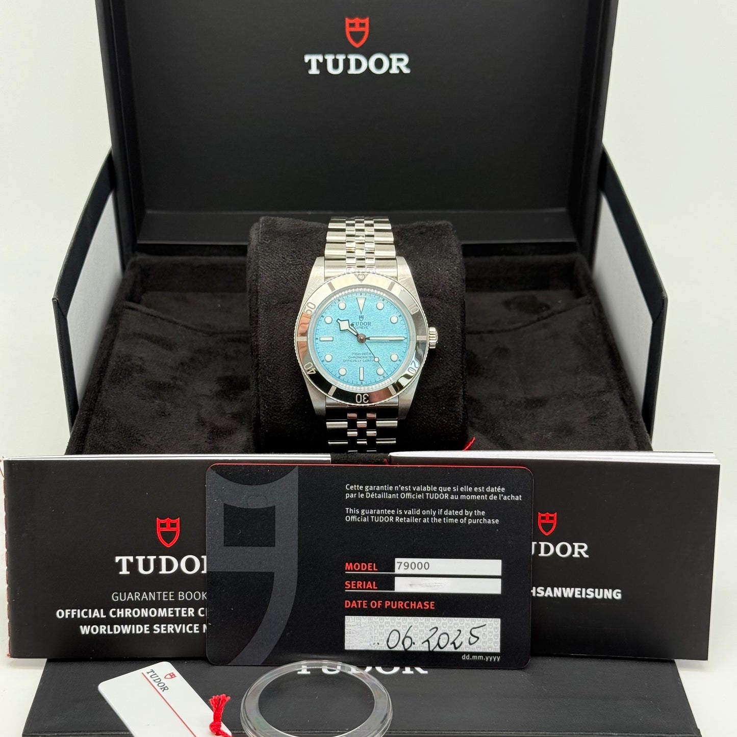 Tudor Black Bay 54 "Lagoon Blue" / M79000-0001 / türkisblau / Edelstahl / Full Set / 2025