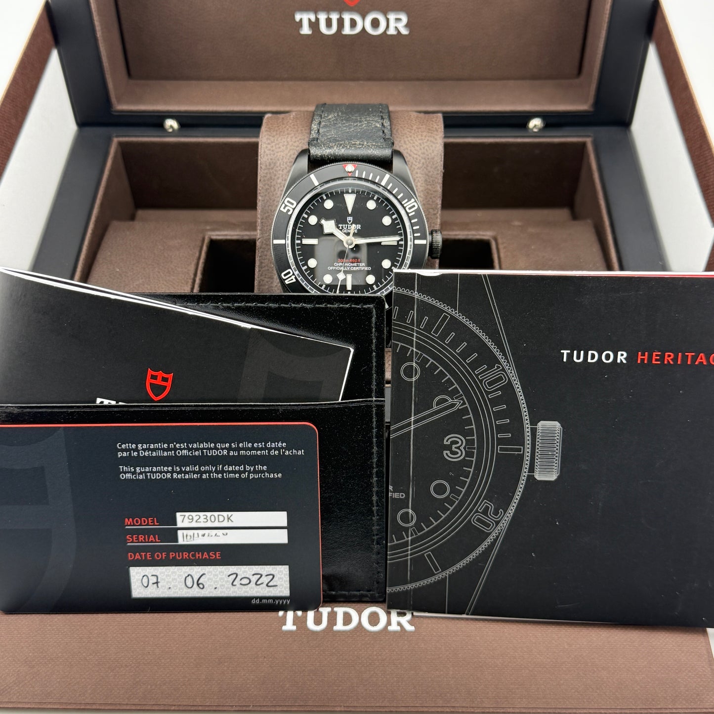 Tudor Black Bay Heritage Dark / 79230DK / schwarz / Edelstahl / Full Set / 2022