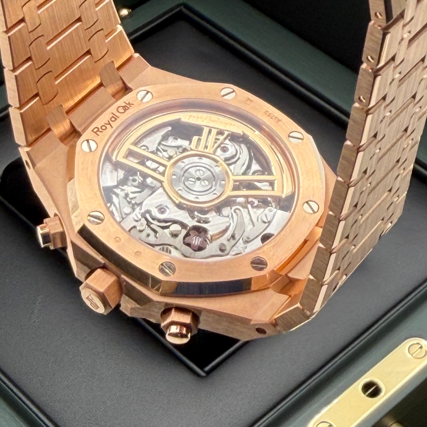 Audemars Piguet Royal Oak Chronograph / 26240OR.OO.1320OR.05 / blau / Roségold / Full Set / 2026