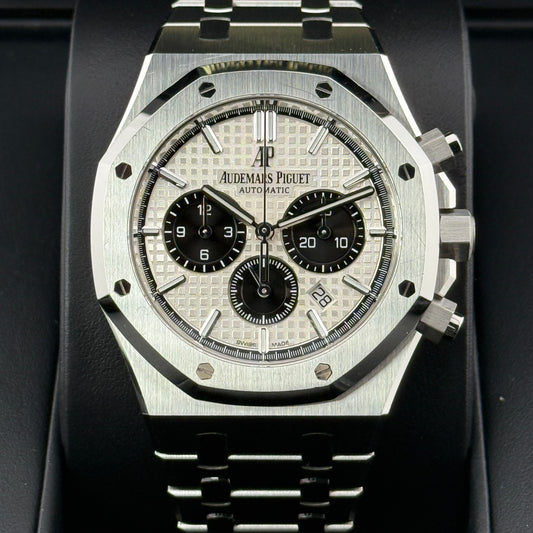 Audemars Piguet Royal Oak Chronograph / 26331ST.OO.1220ST.03 / silber / Edelstahl / Full Set / 2021