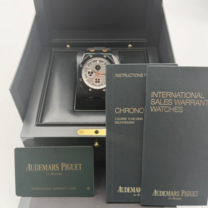 Audemars Piguet Royal Oak Offshore Ltd. Edition "Pride of Germany" / 26415CE.OO.A002CA.01 / Grau / Keramik / Full Set / 2019