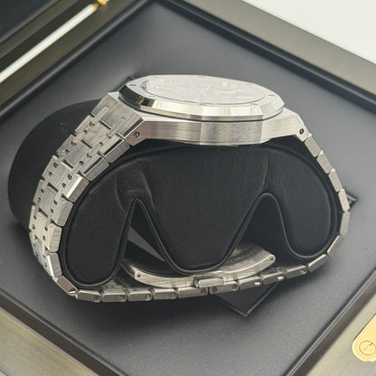 Audemars Piguet Royal Oak / 15510ST.OO.1320ST.06 / blau / Edelstahl / Full Set / 2025