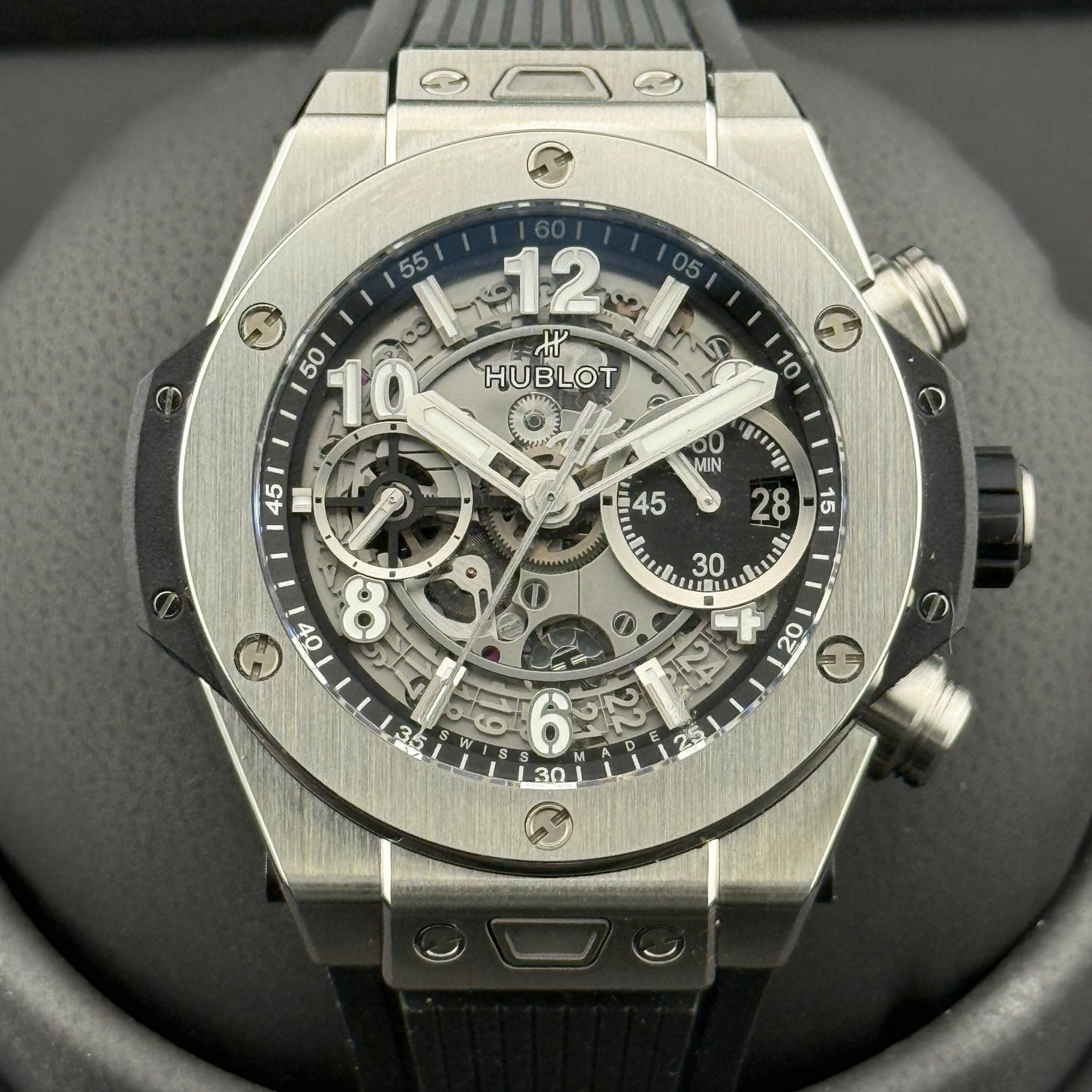 Hublot Big Bang Unico / 441.NX.1171.RX / silber / Titan / Full Set / 2025