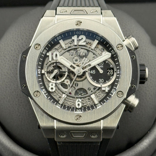 Hublot Big Bang Unico / 441.NX.1171.RX / silber / Titan / Full Set / 2025