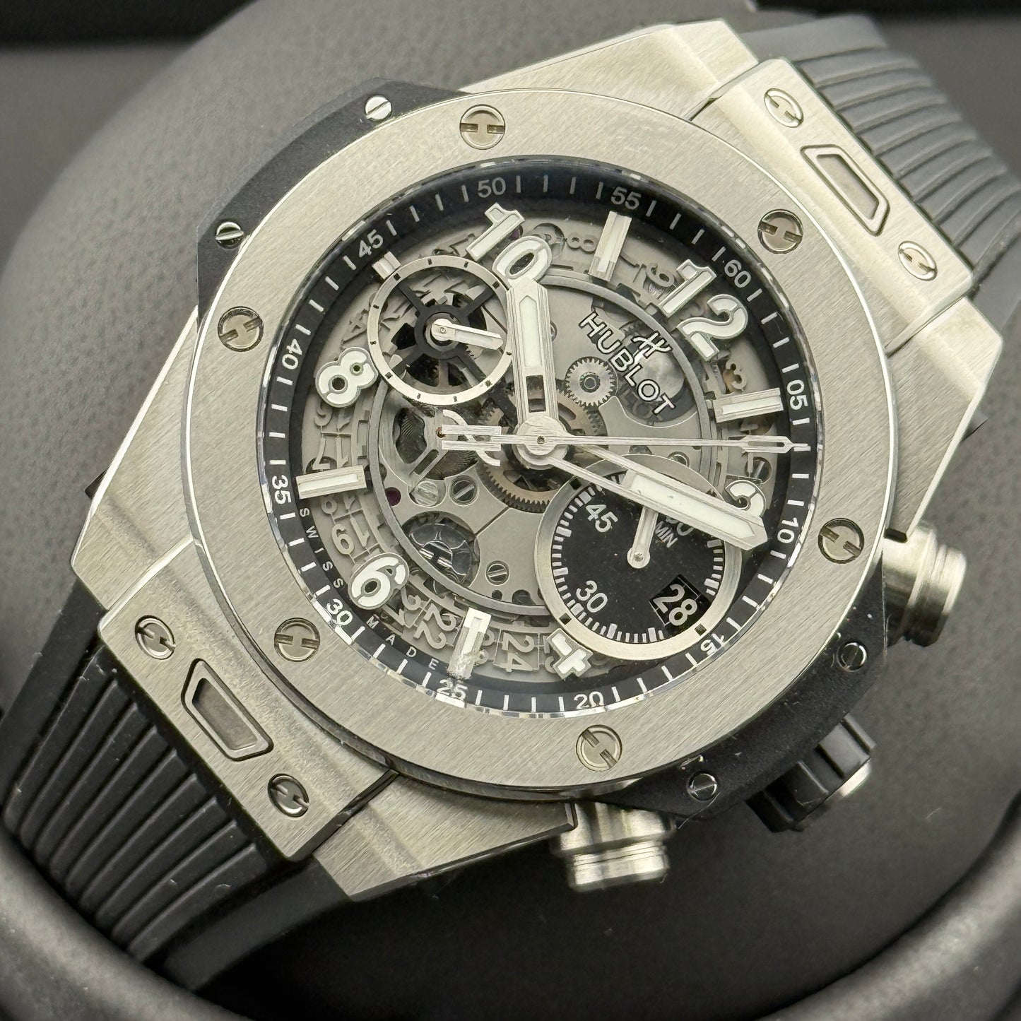 Hublot Big Bang Unico / 441.NX.1171.RX / silber / Titan / Full Set / 2025