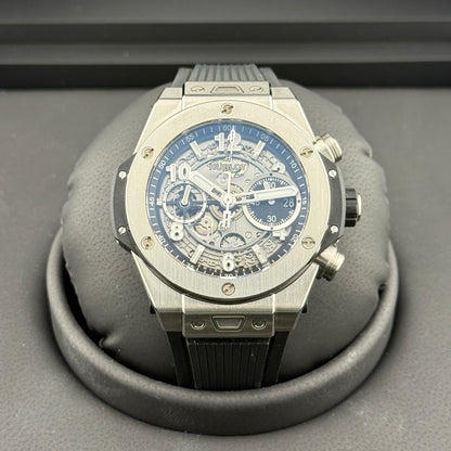 Hublot Big Bang Unico / 441.NX.1171.RX / silber / Titan / Full Set / 2025
