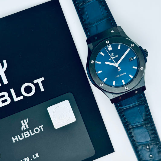 Hublot Classic Fusion / 511.CM7170.LR / blau / Keramik / Full Set / 2022