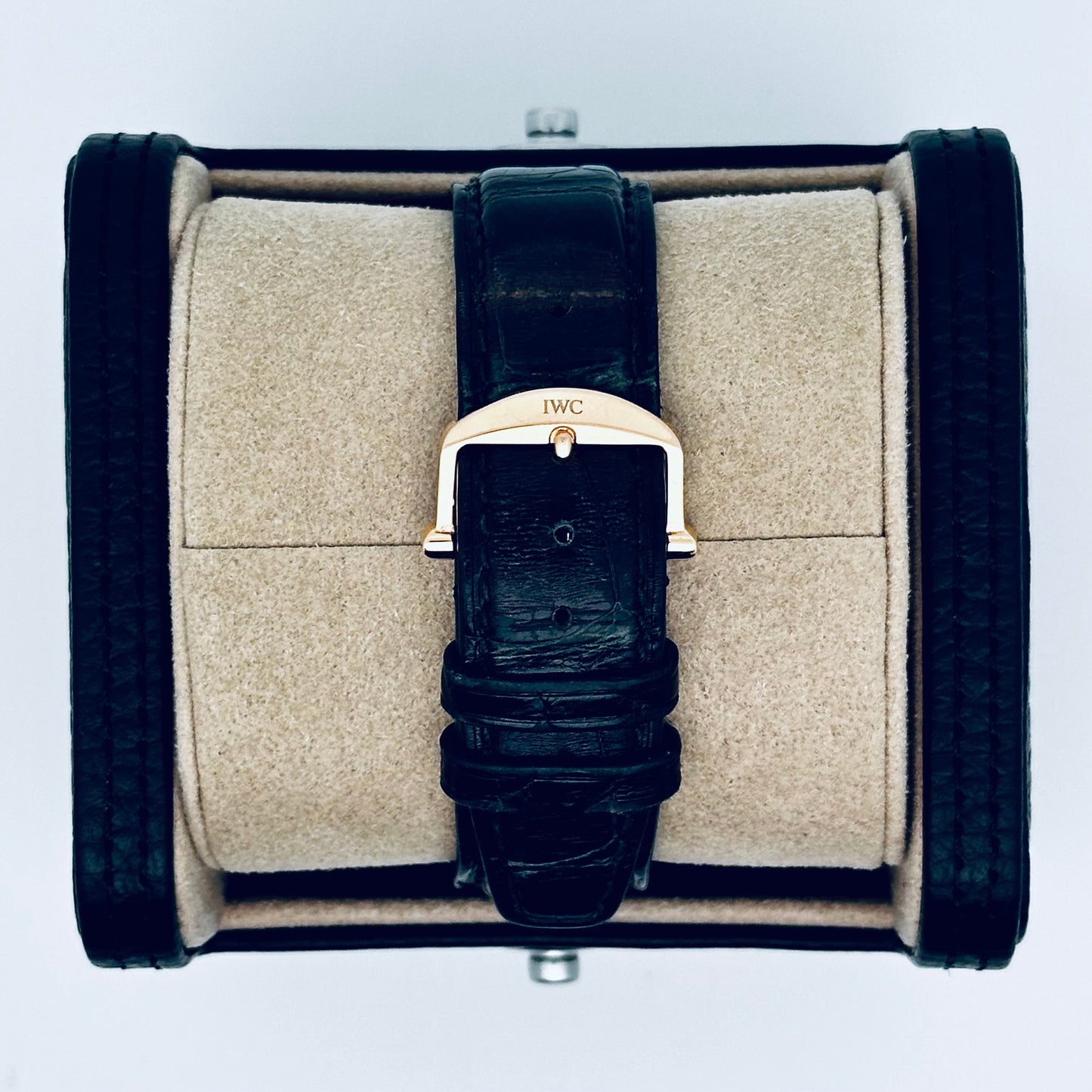 IWC Portofino / IW356522 / 18 Karat Rotgold / blau / Leder / Full Set / 2020