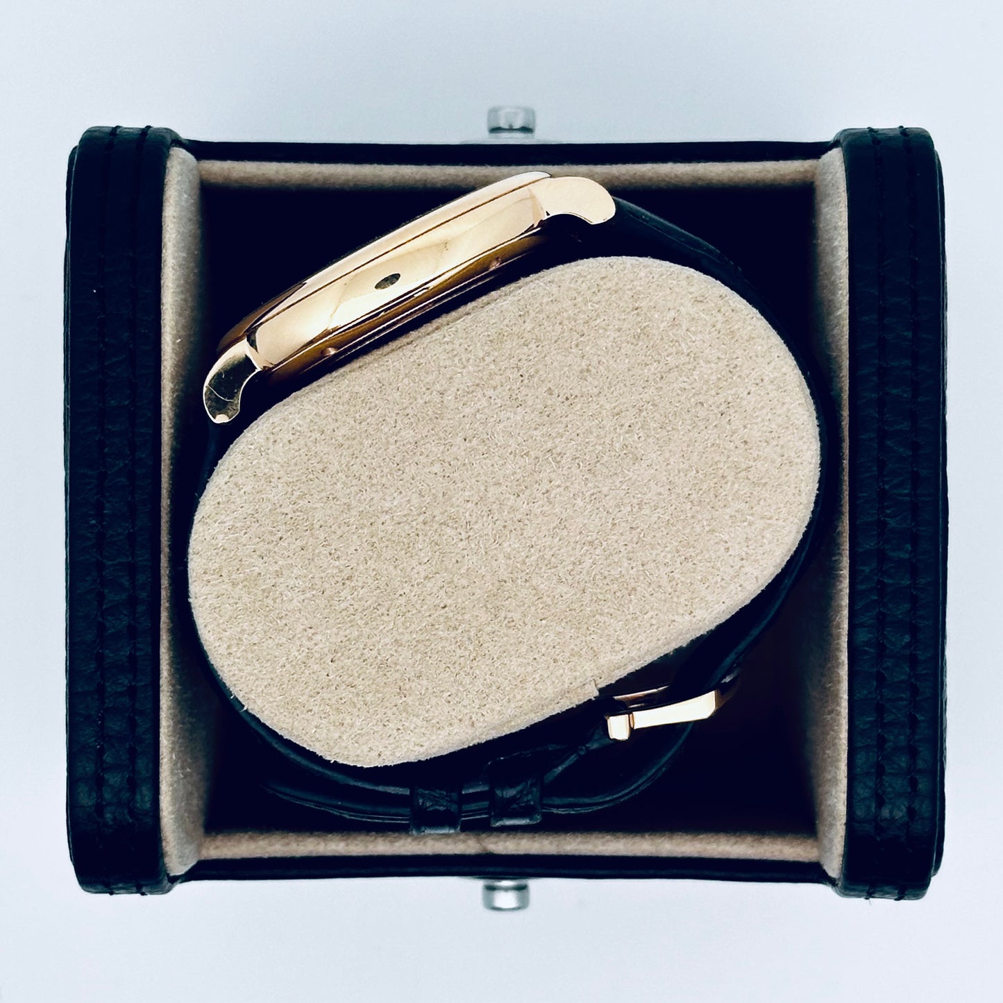 IWC Portofino / IW356522 / 18 Karat Rotgold / blau / Leder / Full Set / 2020