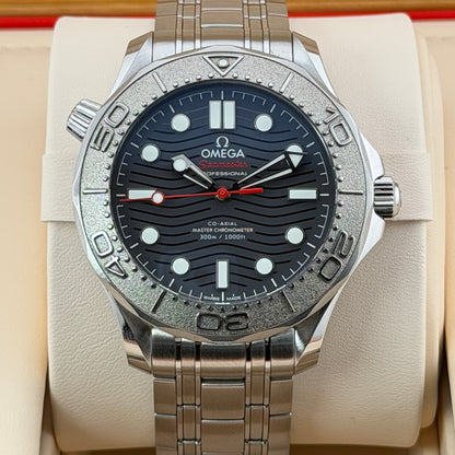 Omega Seamaster Diver 300M / 210.30.42.20.01.002 / schwarz / Edelstahl / Full Set / 2021