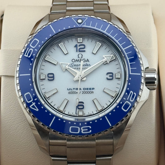 Omega Seamaster Ultra Deep / 215.30.46.21.04.001 / weiß / Edelstahl / Full Set / 2023