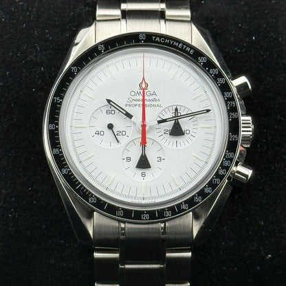 Omega Speedmaster Professional Moonwatch "Alaska Project" / 311.32.42.30.04.001 / weiß / 2013 / Stahl / Full Set