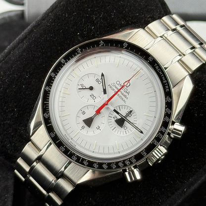 Omega Speedmaster Professional Moonwatch "Alaska Project" / 311.32.42.30.04.001 / weiß / 2013 / Stahl / Full Set
