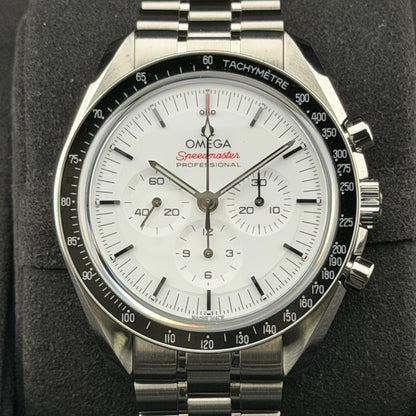 Omega Speedmaster Professional Moonwatch / 310.30.42.50.04.001 / weiß / Edelstahl / Full Set / 2025