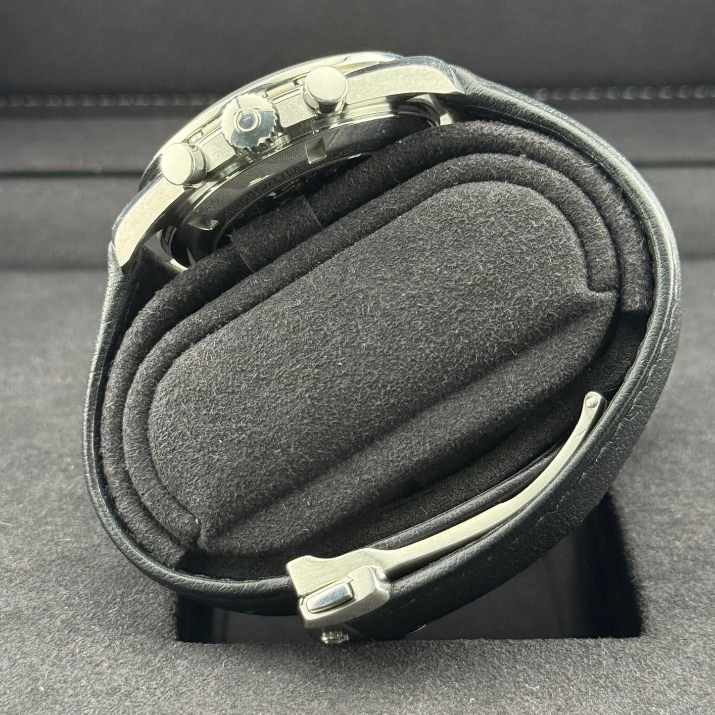 Omega Speedmaster Professional Moonwatch / 310.32.42.50.01.002 / schwarz / Stahl - Leder / Full Set / 2021
