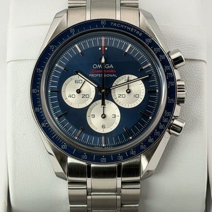 Omega Speedmaster "2020 Tokyo" / 522.30.42.30.03.001 / blau / Edelstahl / Full Set / 2020