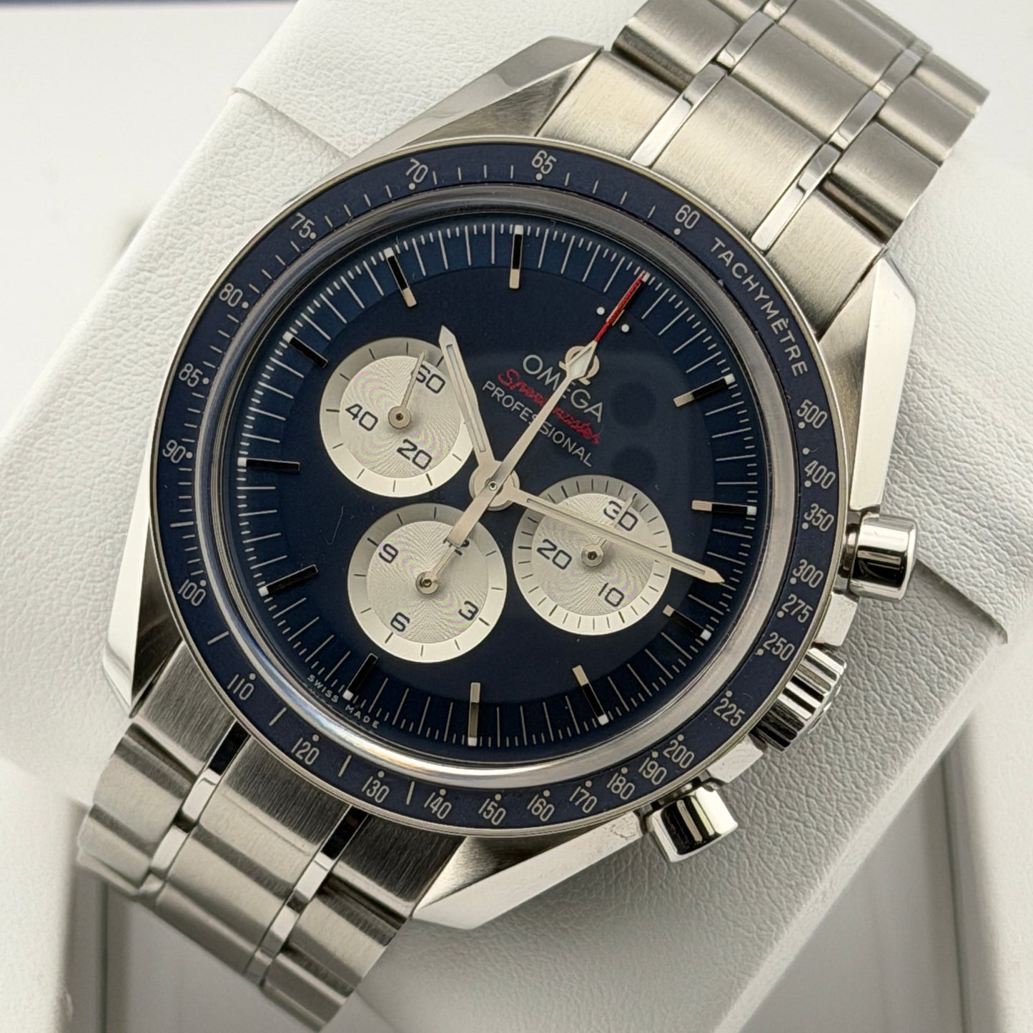Omega Speedmaster "2020 Tokyo" / 522.30.42.30.03.001 / blau / Edelstahl / Full Set / 2020