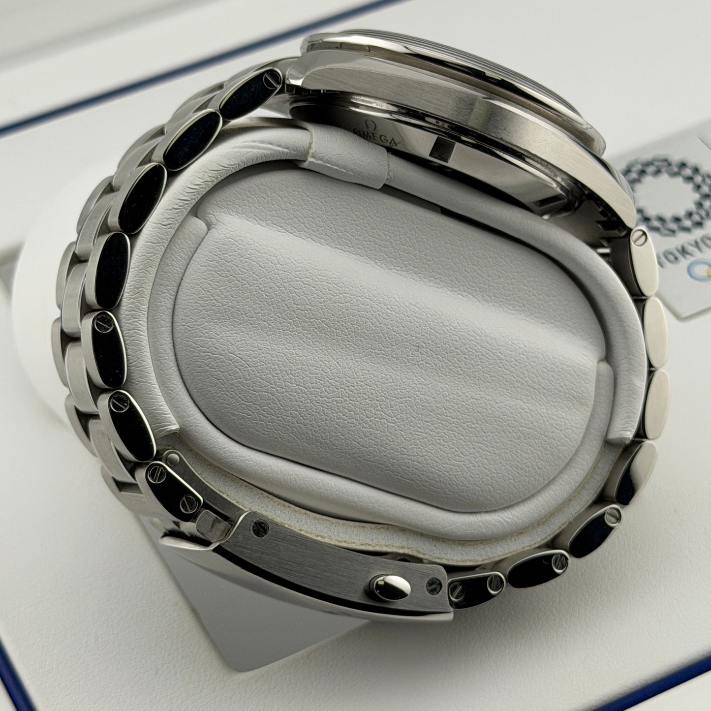 Omega Speedmaster "2020 Tokyo" / 522.30.42.30.03.001 / blau / Edelstahl / Full Set / 2020