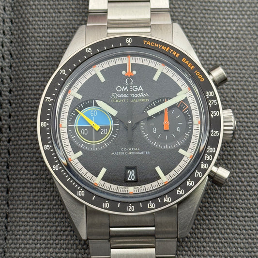 Omega Speedmaster Pilot / 332.10.41.51.01.002 / schwarz / Edelstahl / Full Set / 2025