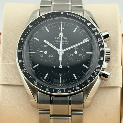 Omega Speedmaster Professional Moonwatch / 3572.50.00 / schwarz / Edelstahl / Full Set / Service 2017