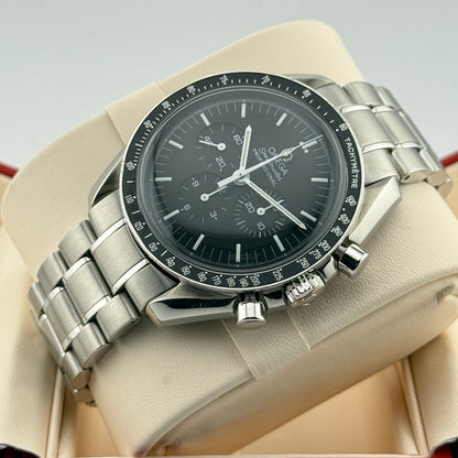 Omega Speedmaster Professional Moonwatch / 3572.50.00 / schwarz / Edelstahl / Full Set / Service 2017