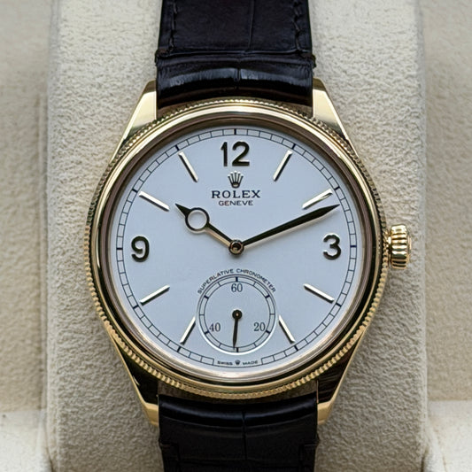 Rolex 1908 / 52508 / weiß / Leder / Full Set / 2025