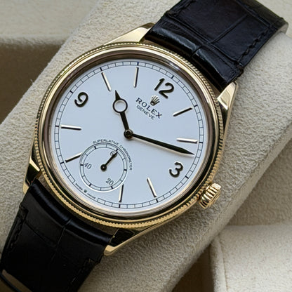 Rolex 1908 / 52508 / weiß / Leder / Full Set / 2025