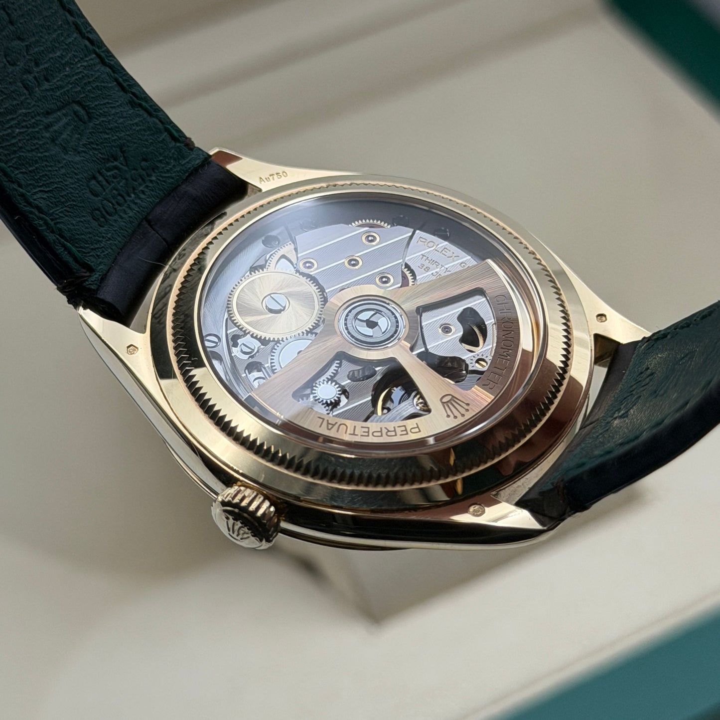 Rolex 1908 / 52508 / weiß / Leder / Full Set / 2025