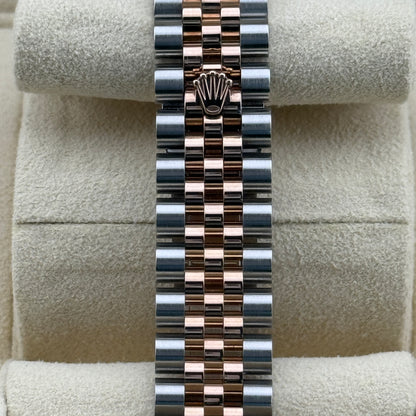 Rolex Datejust 31 / 278271 / chocolate - römisch - Diamanten / Jubilee / Full Set / 2021