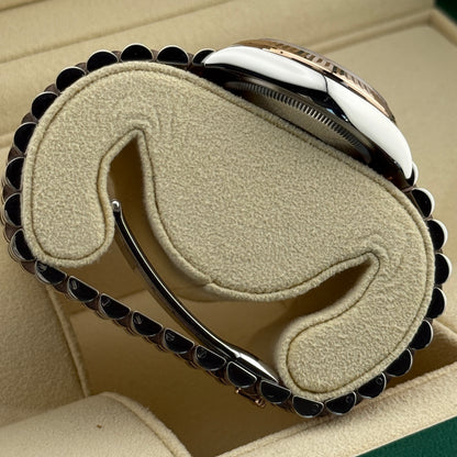 Rolex Datejust 31 / 278271 / chocolate - römisch - Diamanten / Jubilee / Full Set / 2021